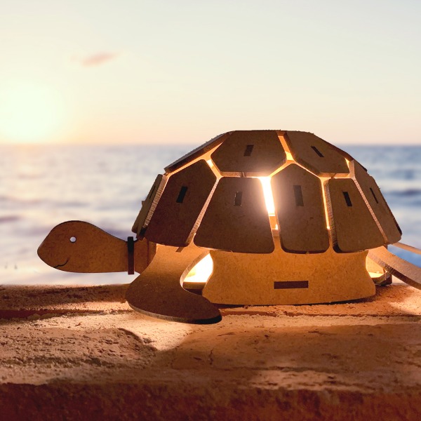 DIY 바다 거북이 무드등 만들기(설명서, USB 램프 포함)